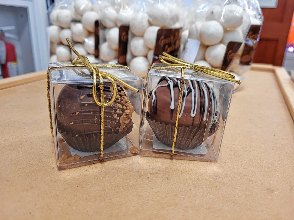 Hot Chocolate Bombs at Granite State Candy Shoppe Sarah Pearson