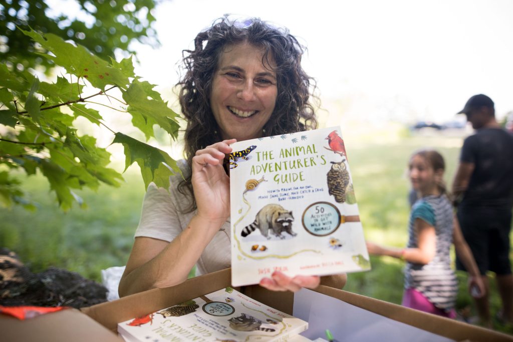Susie Spikol of Hancock with her new book “The Animal Adventurer’s Guide.