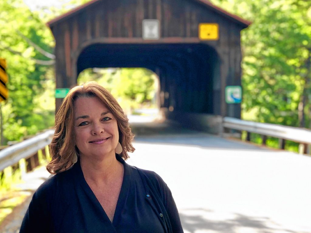 Kim Varney Chandler of Hancock recently penned Covered Bridges of New Hampshire. Courtesy photo. Courtesy