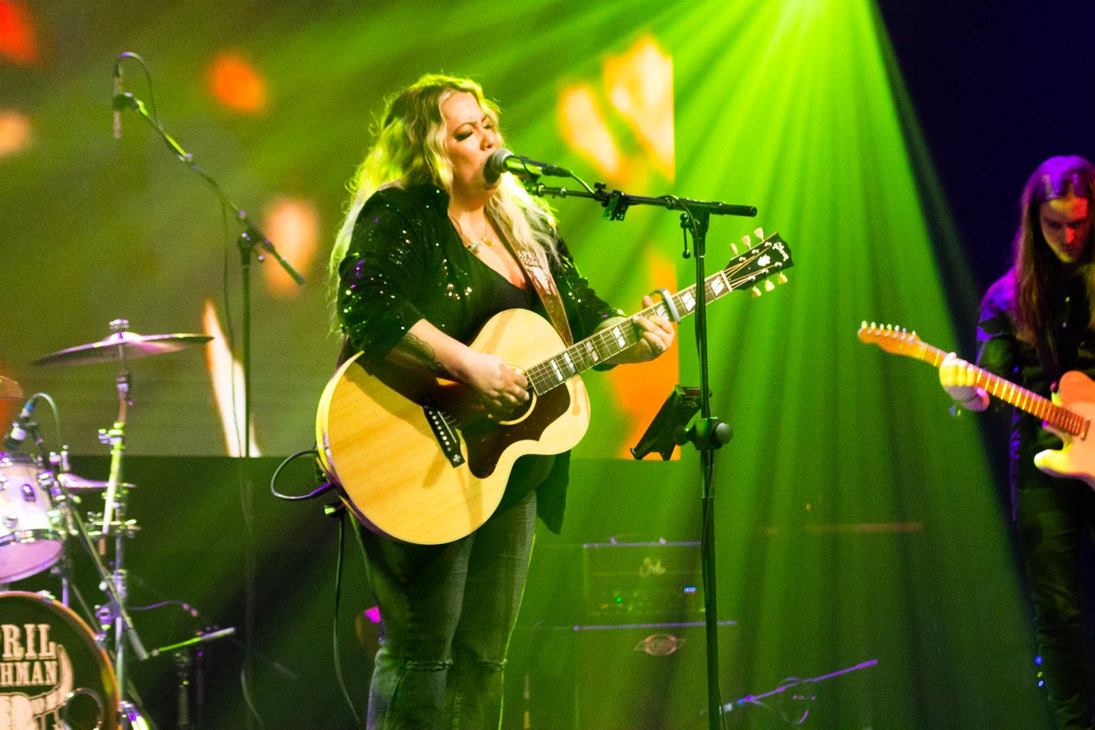 New Hampshire native April Cushman performs a simultaneous livestream