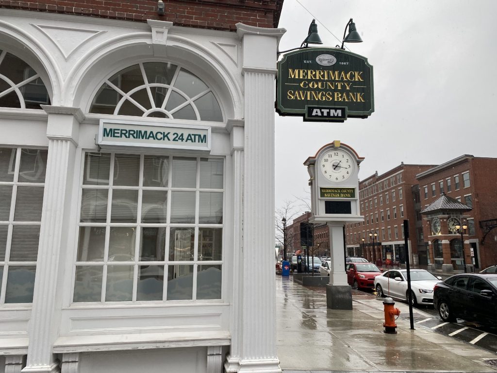 The Merrimack County Savings Bank branch on Main Street in Concord is seen on March 7, 2022. Geoff Forester