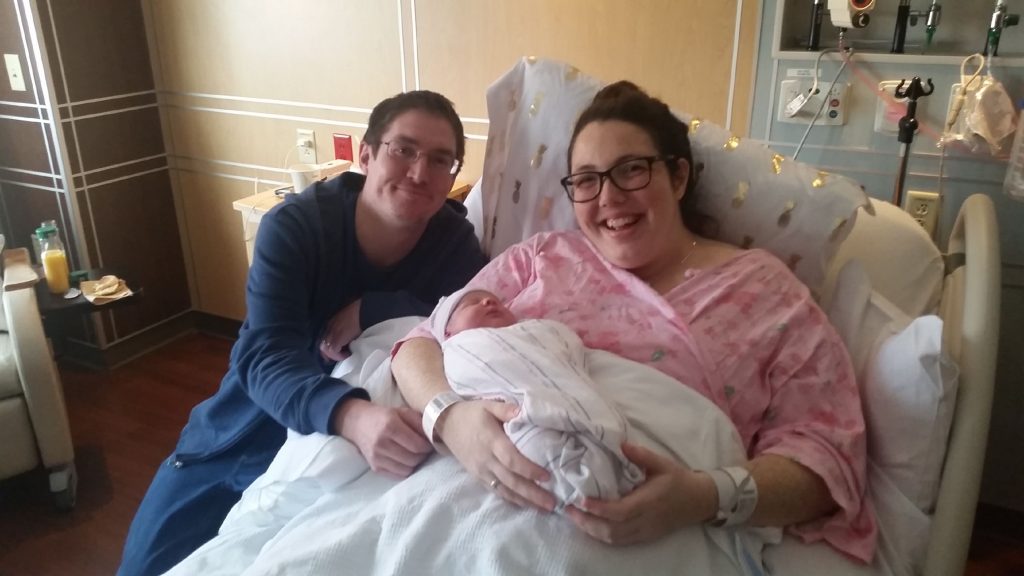 Piper Jean Biddle was born at 5:31 a.m. on Jan. 1, 2020, the first child to be born at Concord Hospital in the new year.  Sarah Pearson