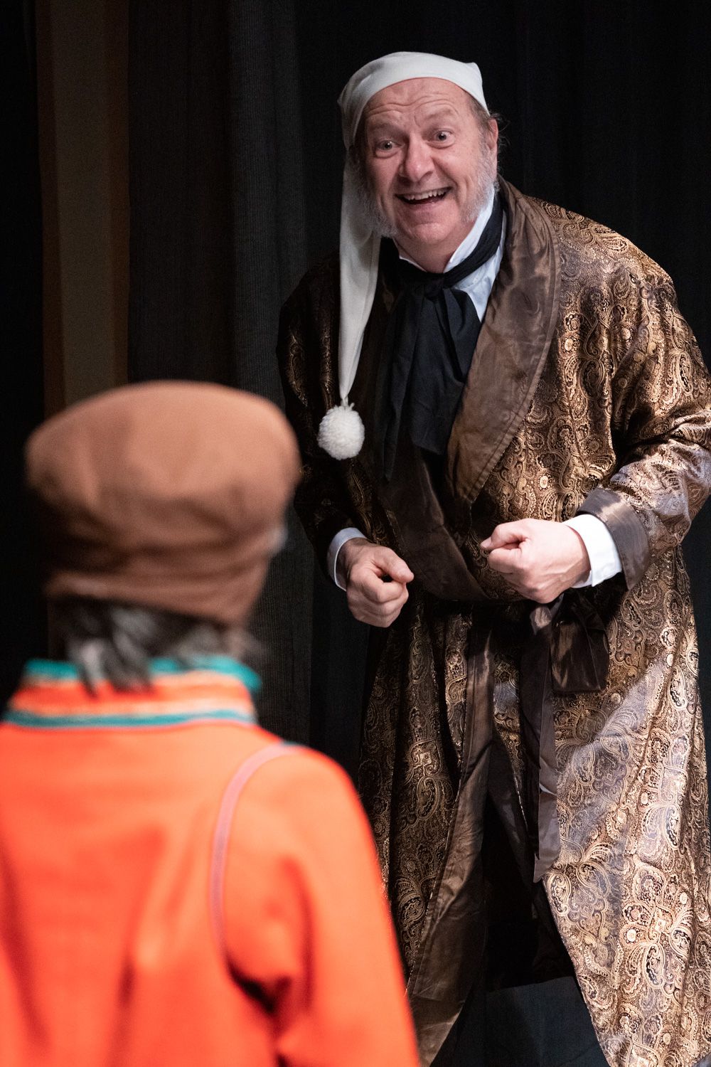 Erik Hodges plays Scrooge in the Hatbox adaptation of "A Christmas Carol." The Concord Insider