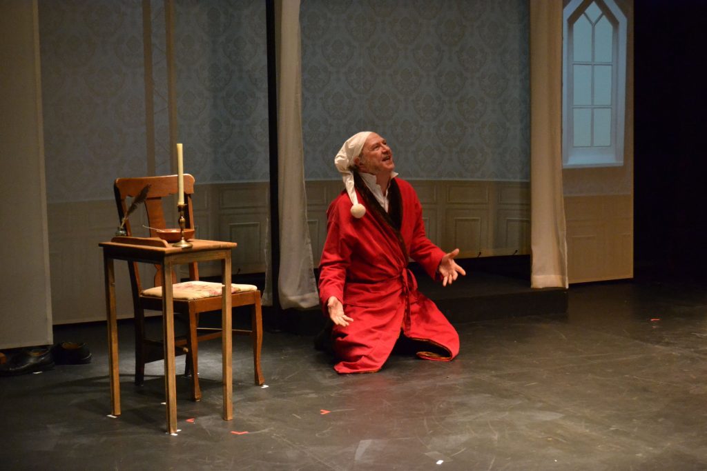 An original adaptation of Dickens' A Christmas Carol is currently showing at Hatbox Theatre through Dec. 18. Tim Goodwin