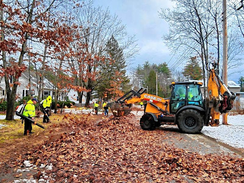 Bulk Leaf Collection will continue as weather allows.  