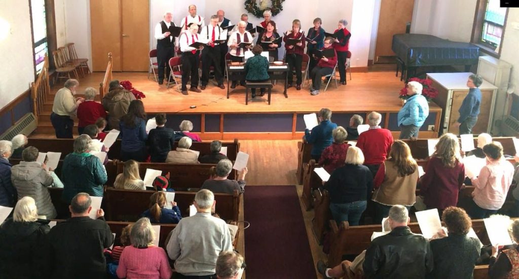The Canterbury Singers perform at a past event.