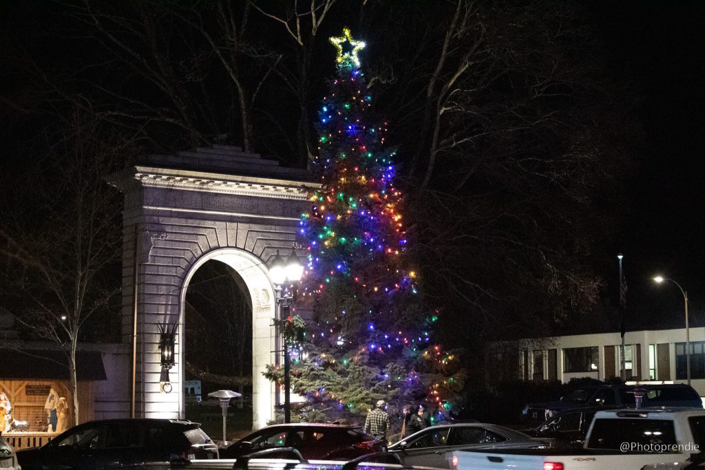 The Concord downtown Christmas tree.